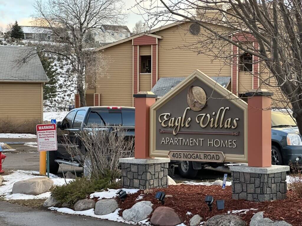 eagle villas monument sign