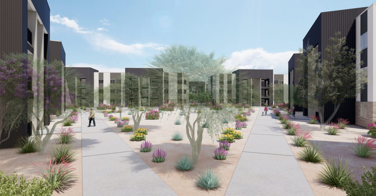 Rendering of The Acacia at Youngtown.