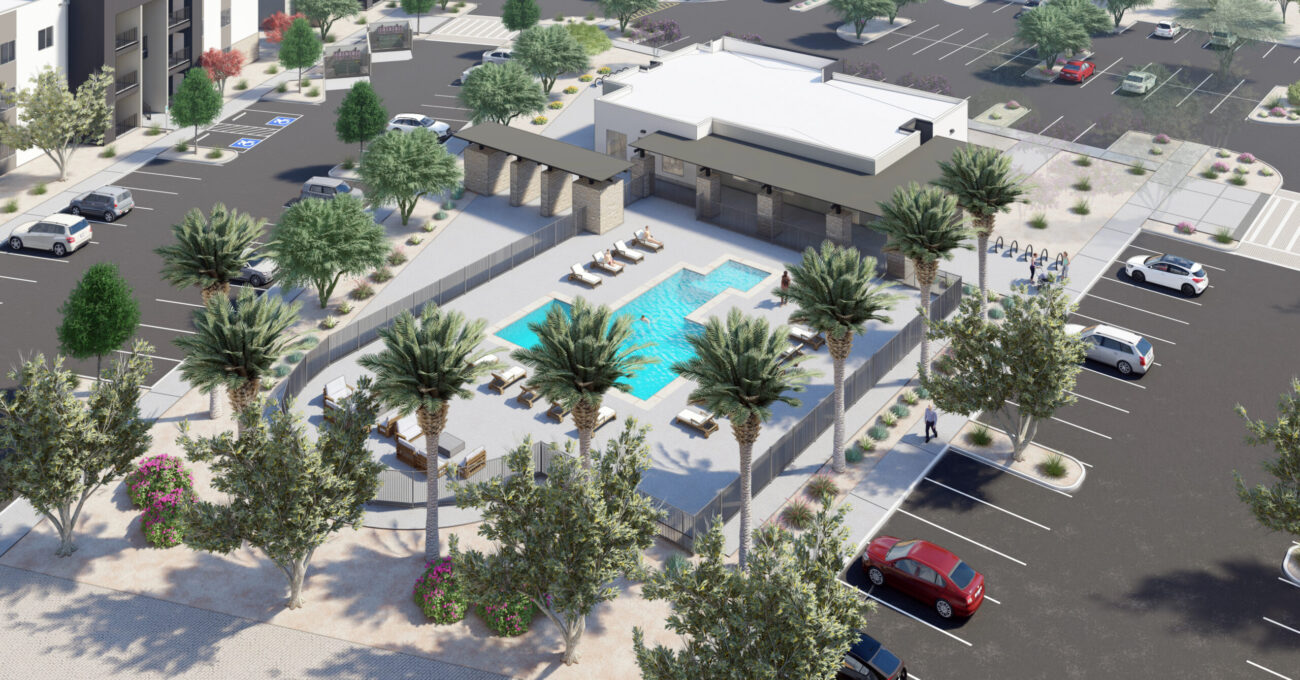 Rendering of The Acacia at Youngtown.