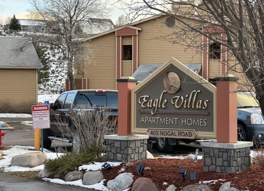 eagle villas monument sign