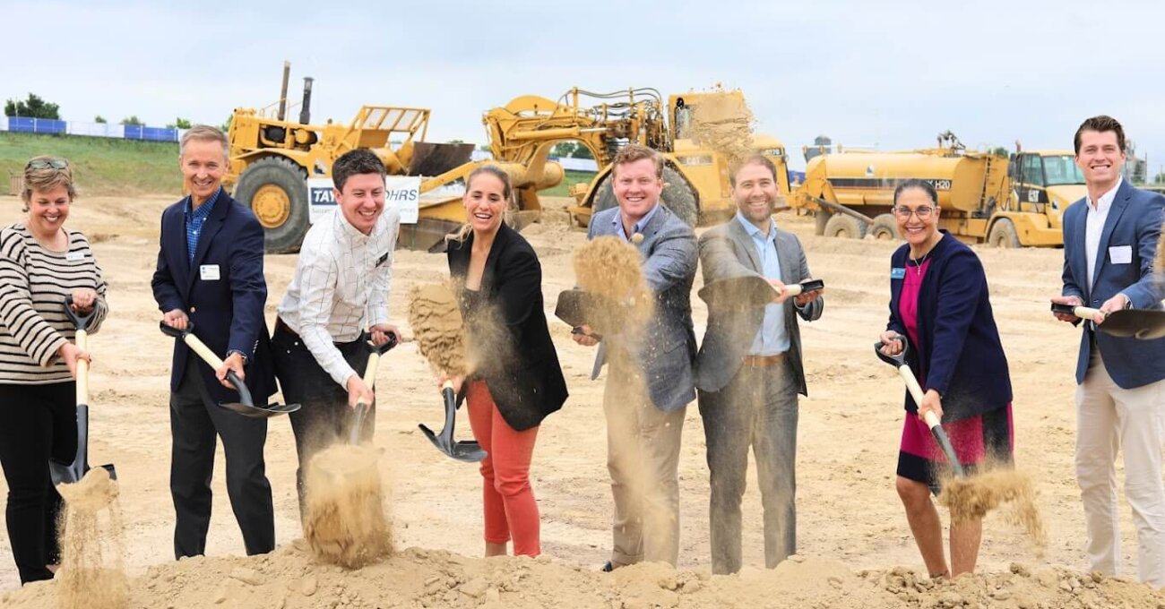 breaking ground at harvest hill