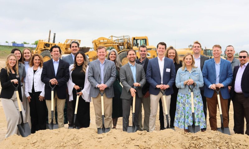 udg team at harvest groundbreaking